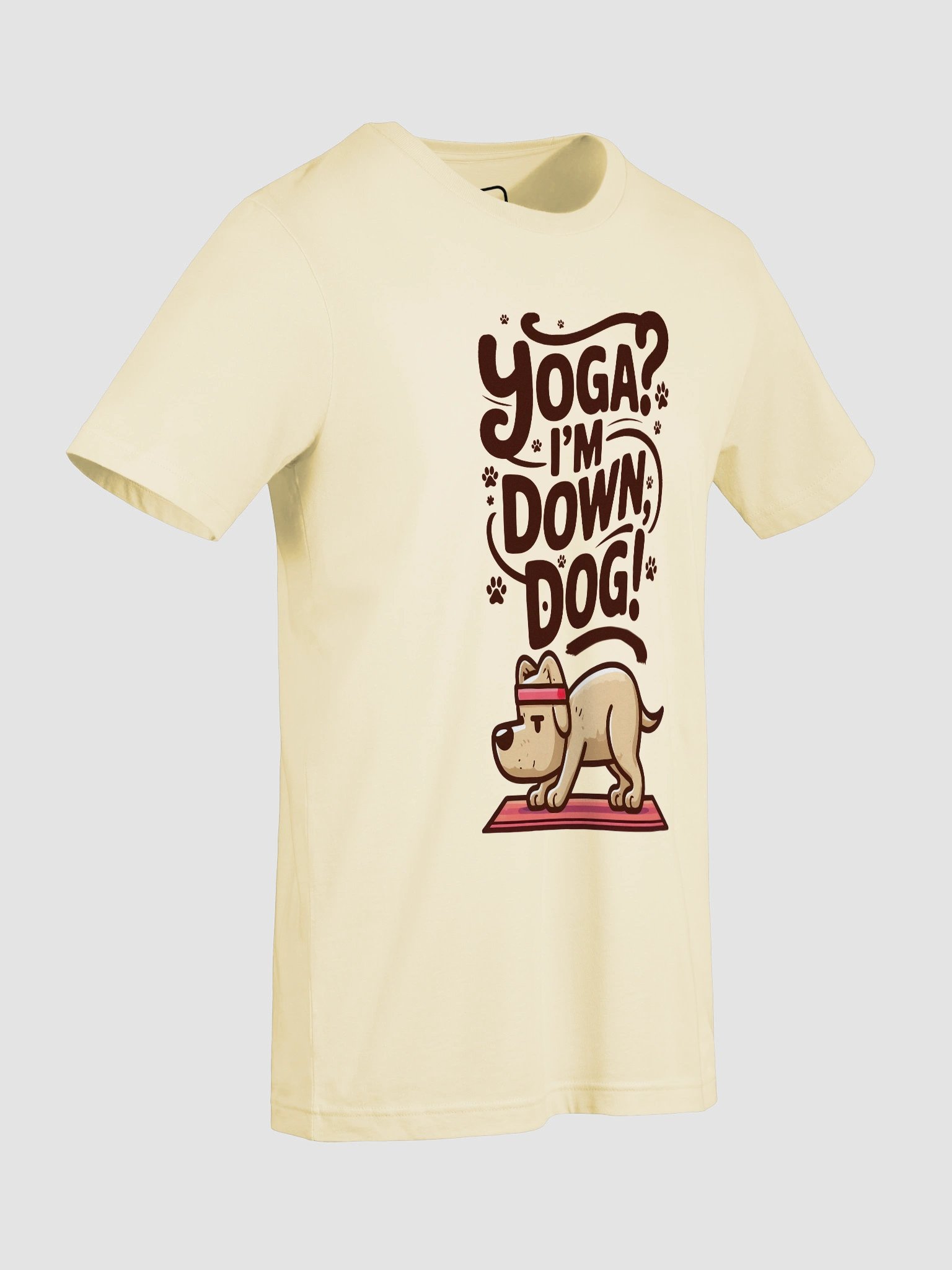 Yoga? I'm Down Dog! – Funny Dog Yoga Tee for Pet Lovers & Fitness Enthusiasts T-Shirt product image (8)