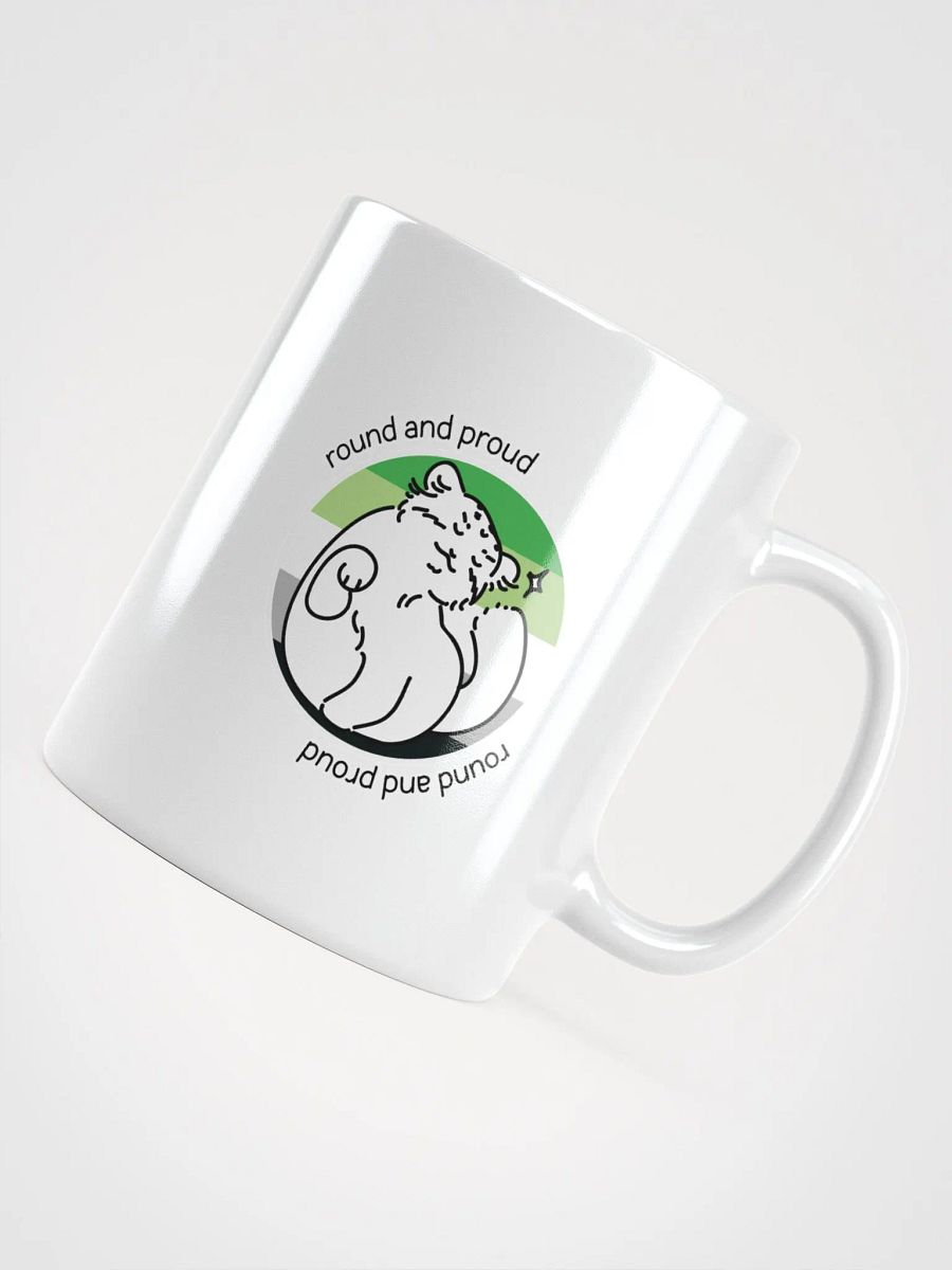 Round and Proud Manul Aromantic Version - White Mug product image (11)