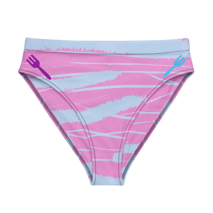 Crossed FoRks Recycled High-Waisted Bakini Bottom product image (1)