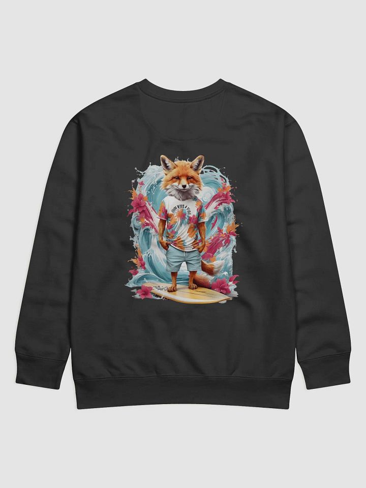 Surfing Fox Stay Wild Sweatshirt product image (12)