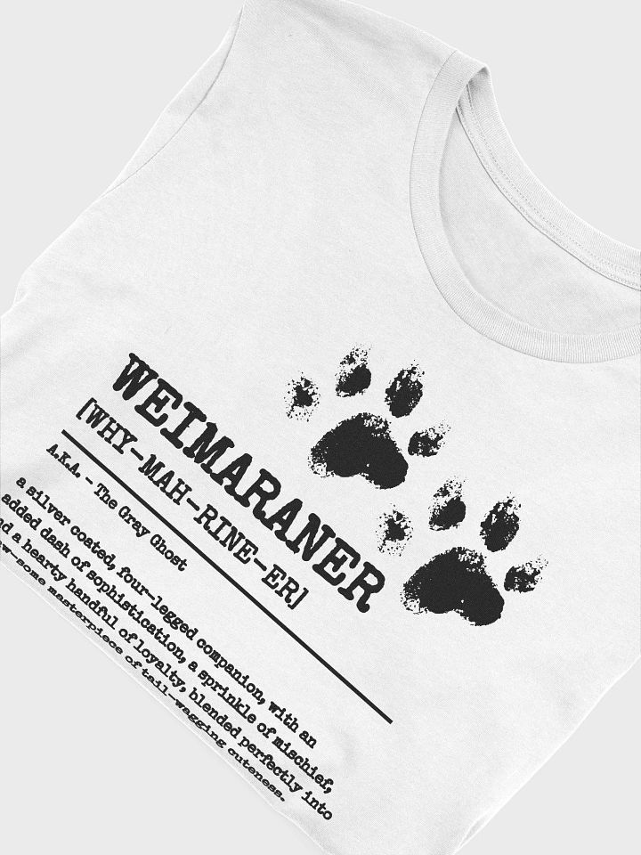 Definition of Weimaraner V2 - Bella+Canvas Supersoft T-shirt product image (2)