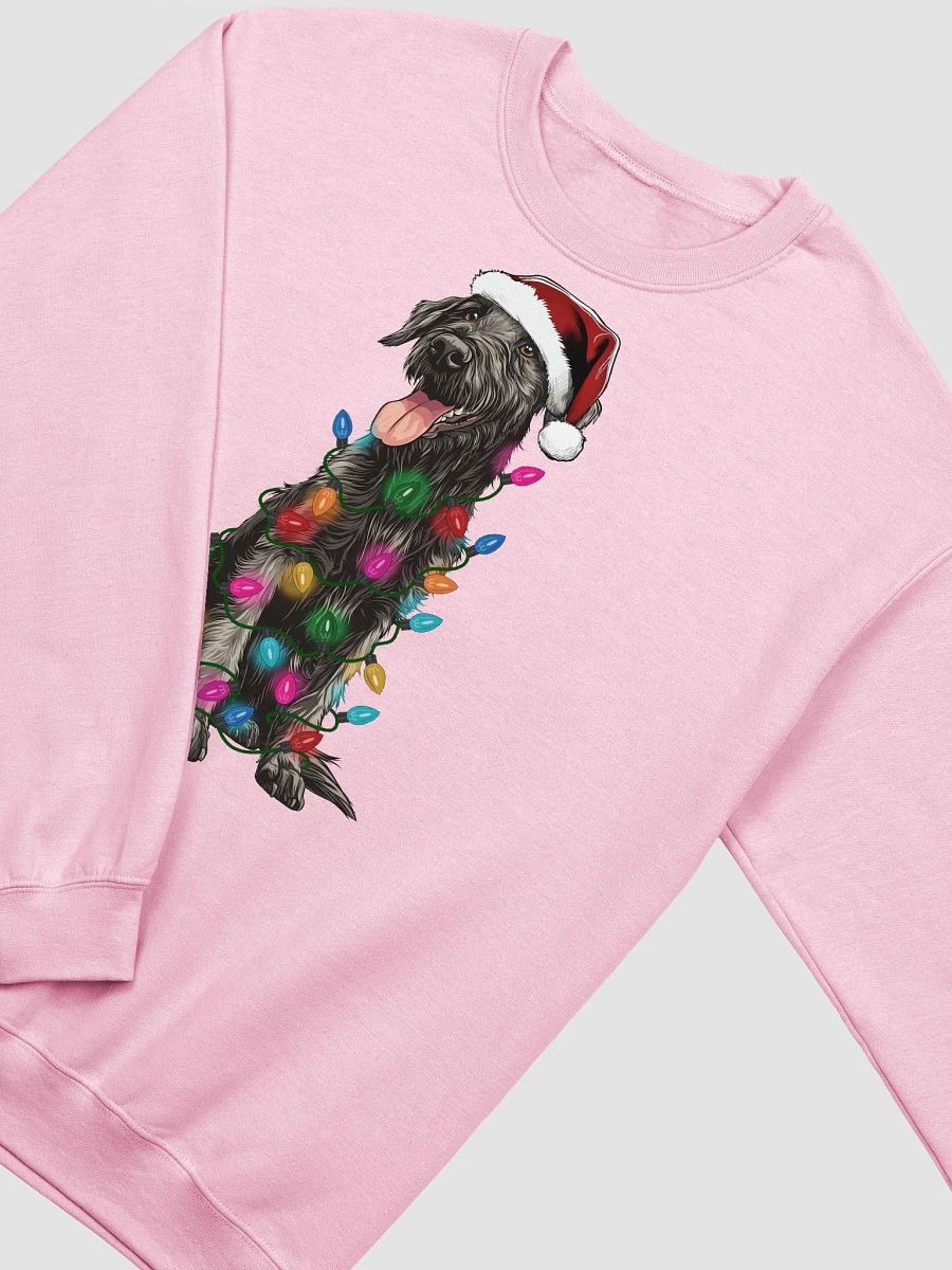Funny Irish Wolfhound(Black) Christmas Sweatshirt product image (18)