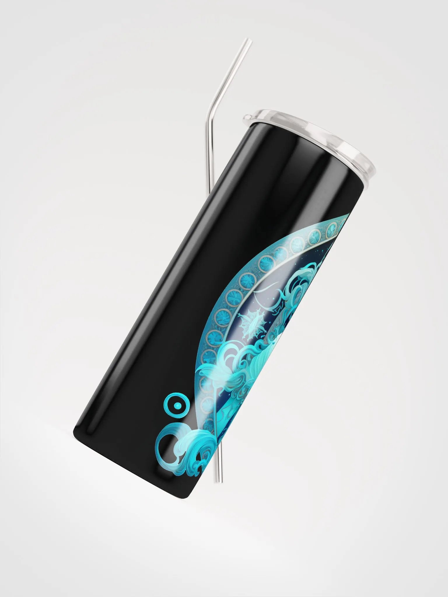 Aquarius Aqua Elegance: Stainless Steel Tumbler in Celestial Hues! ♒💧 product image (4)
