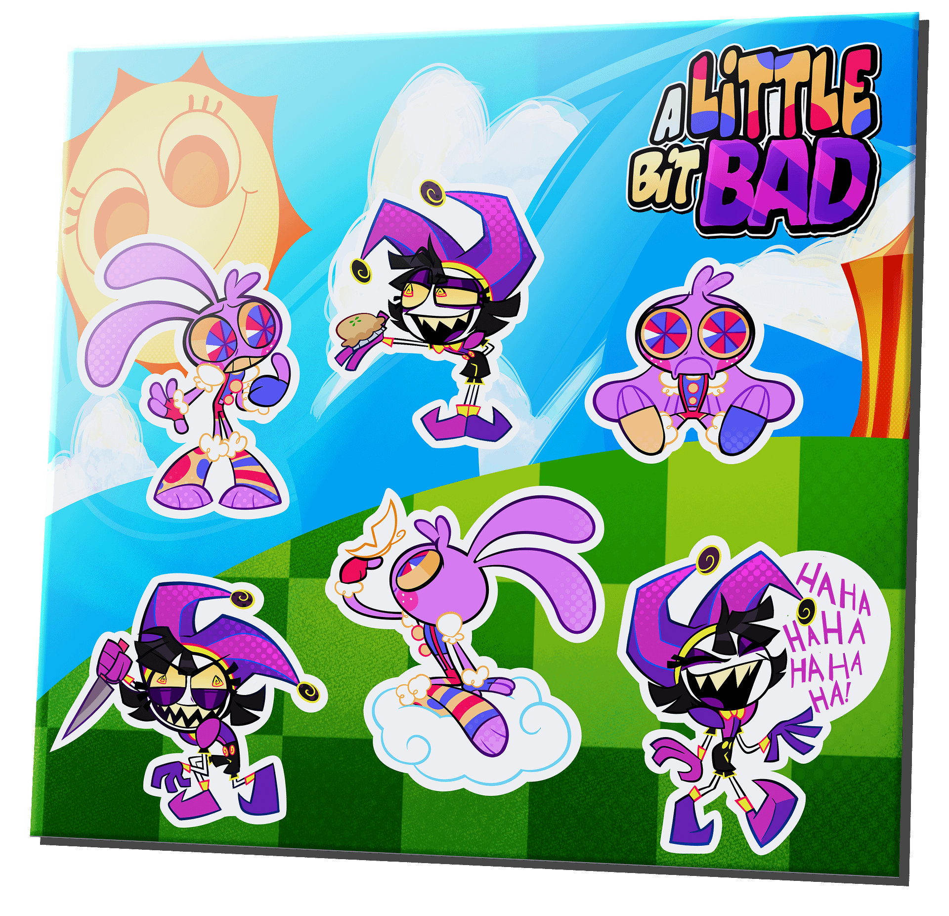 Little Bit Bad Sticker Sheet PREORDER product image (1)