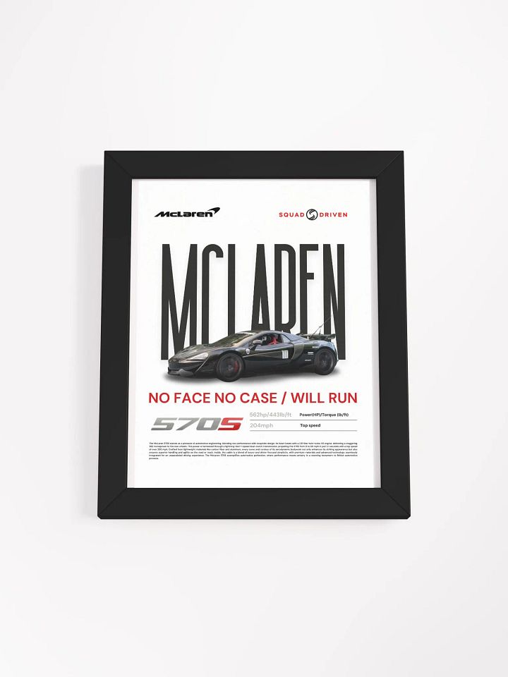 MCLAREN 570S FRAMED POSTER product image (7)
