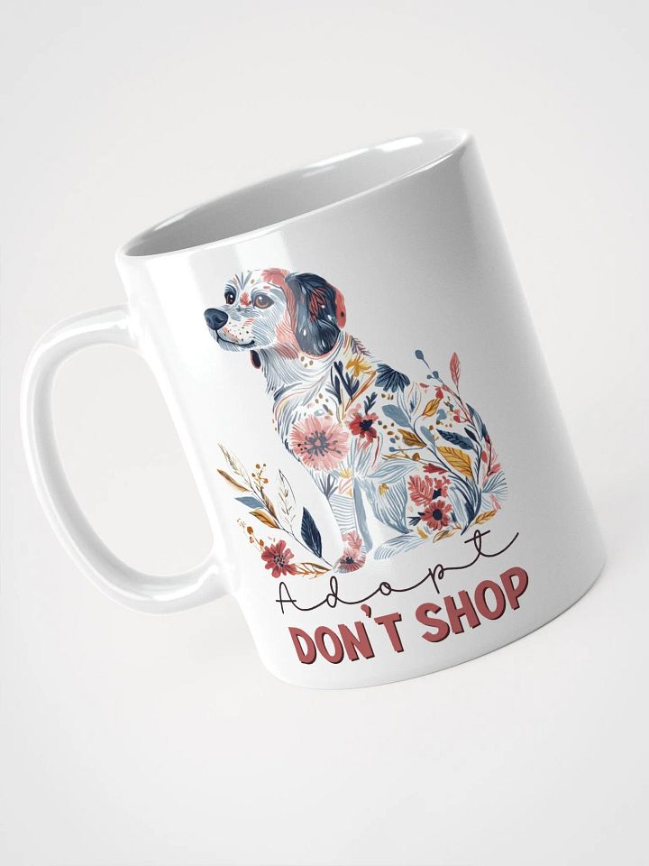 Floral Paws Dog Adoption Mug product image (2)