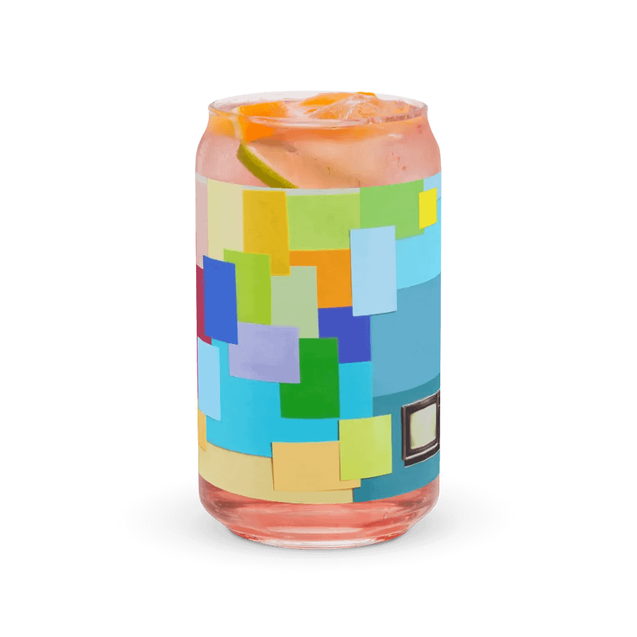 Technicolor TV Beverage Can-Inspired Glassware product image (7)