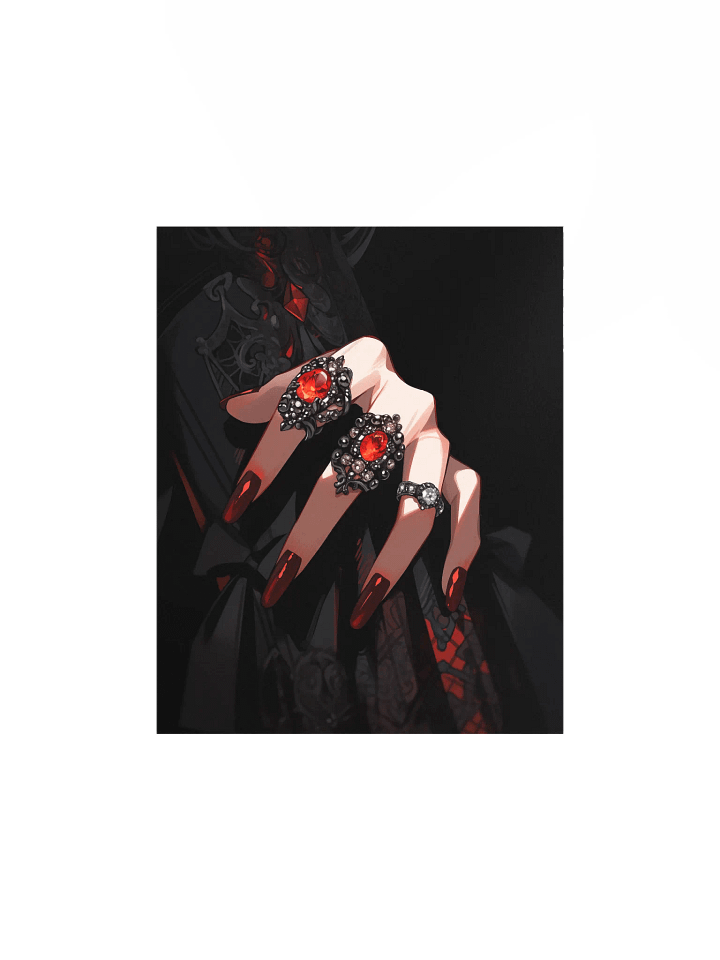 Crimson Elegance Poster product image (3)