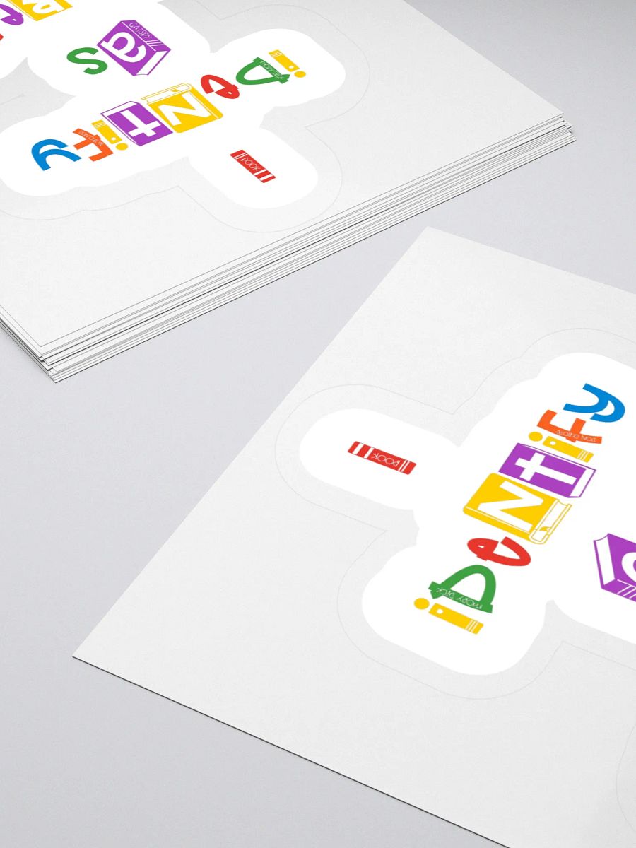 I Identify As Well-Read Sticker product image (4)