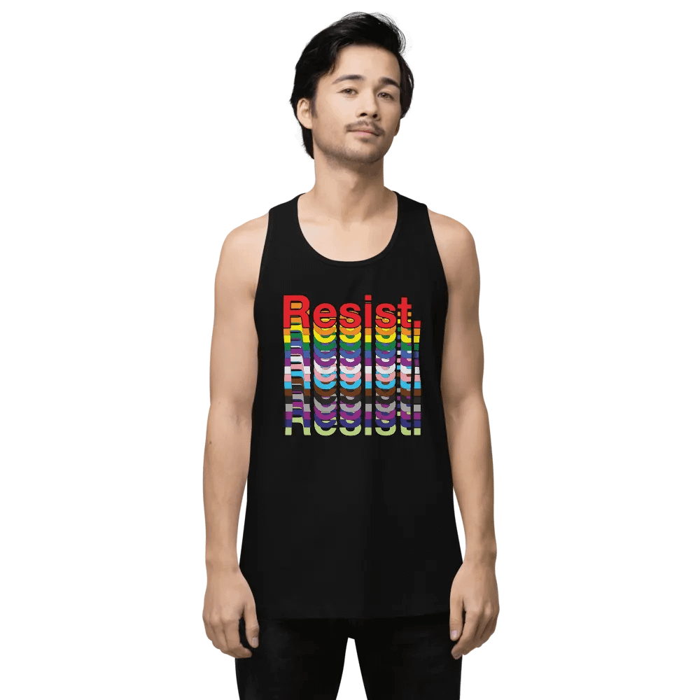 Resist - Rainbow Cotton Heritage Premium Tank Top product image (1)