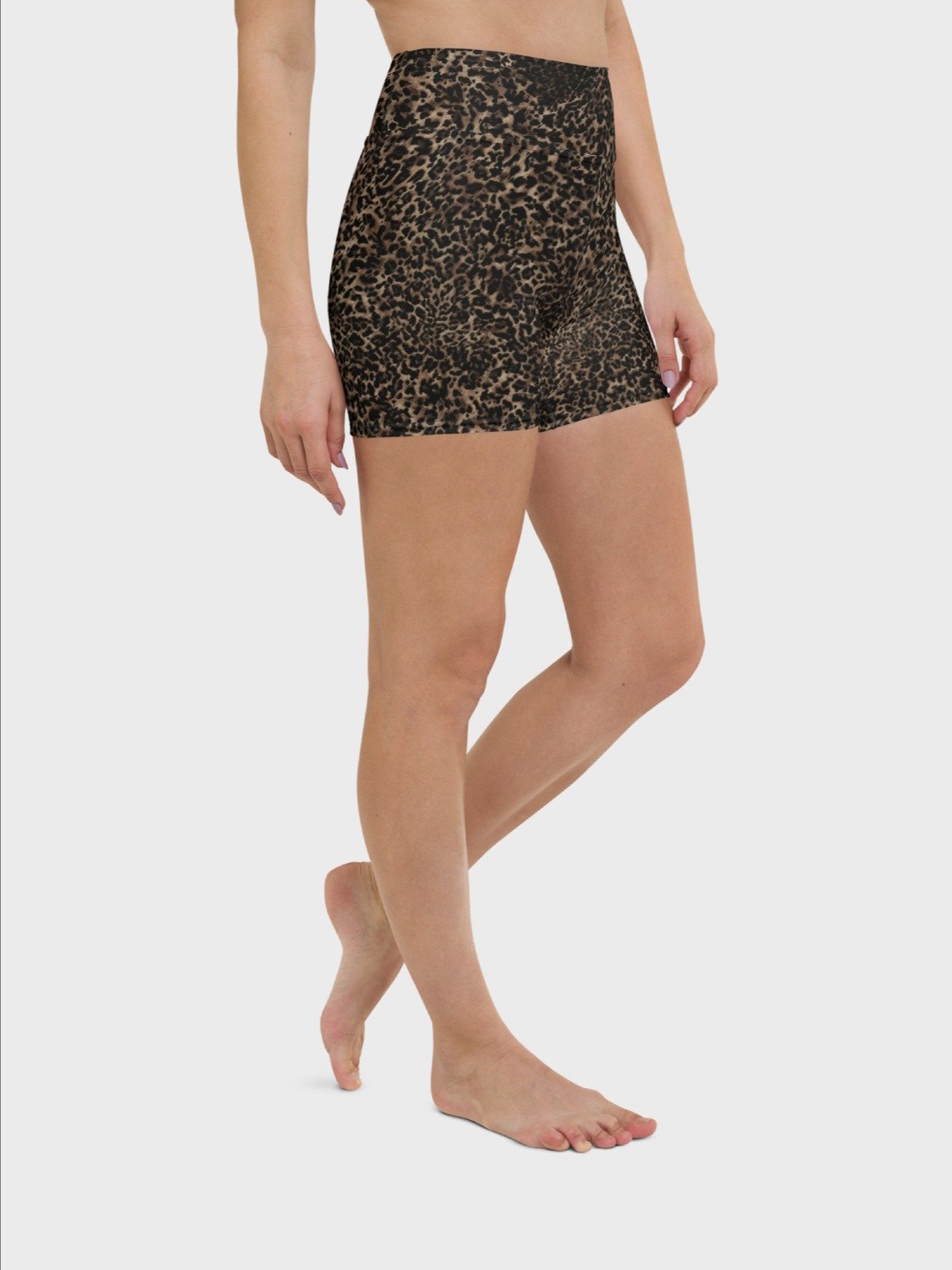 Printed Short "Chic Dark Brown Leopard" product image (5)