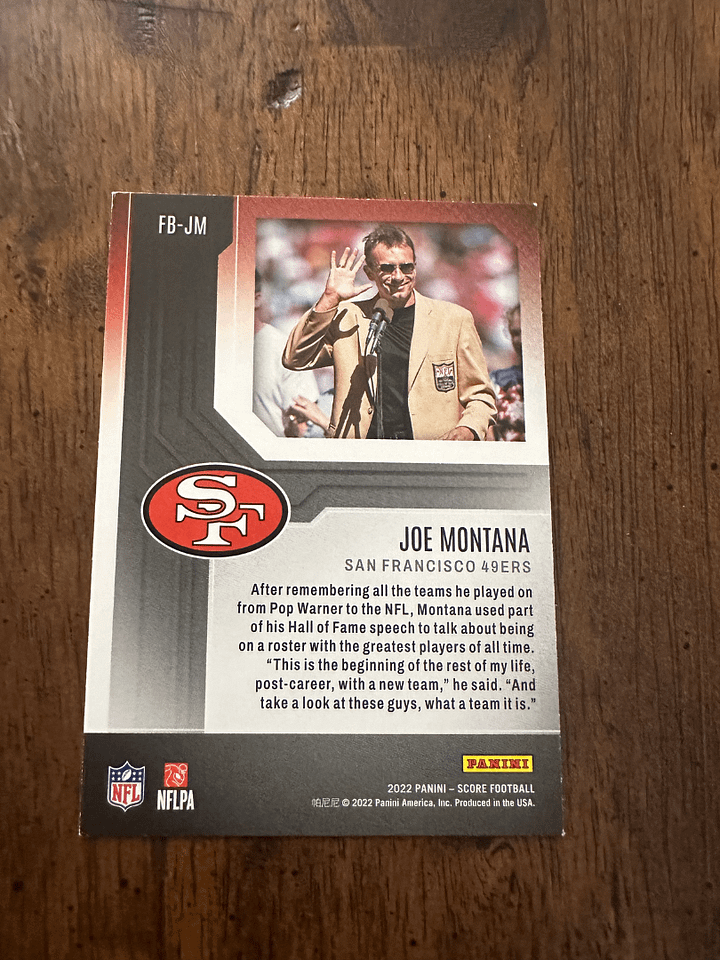First Ballot HOF Joe Montana product image (2)
