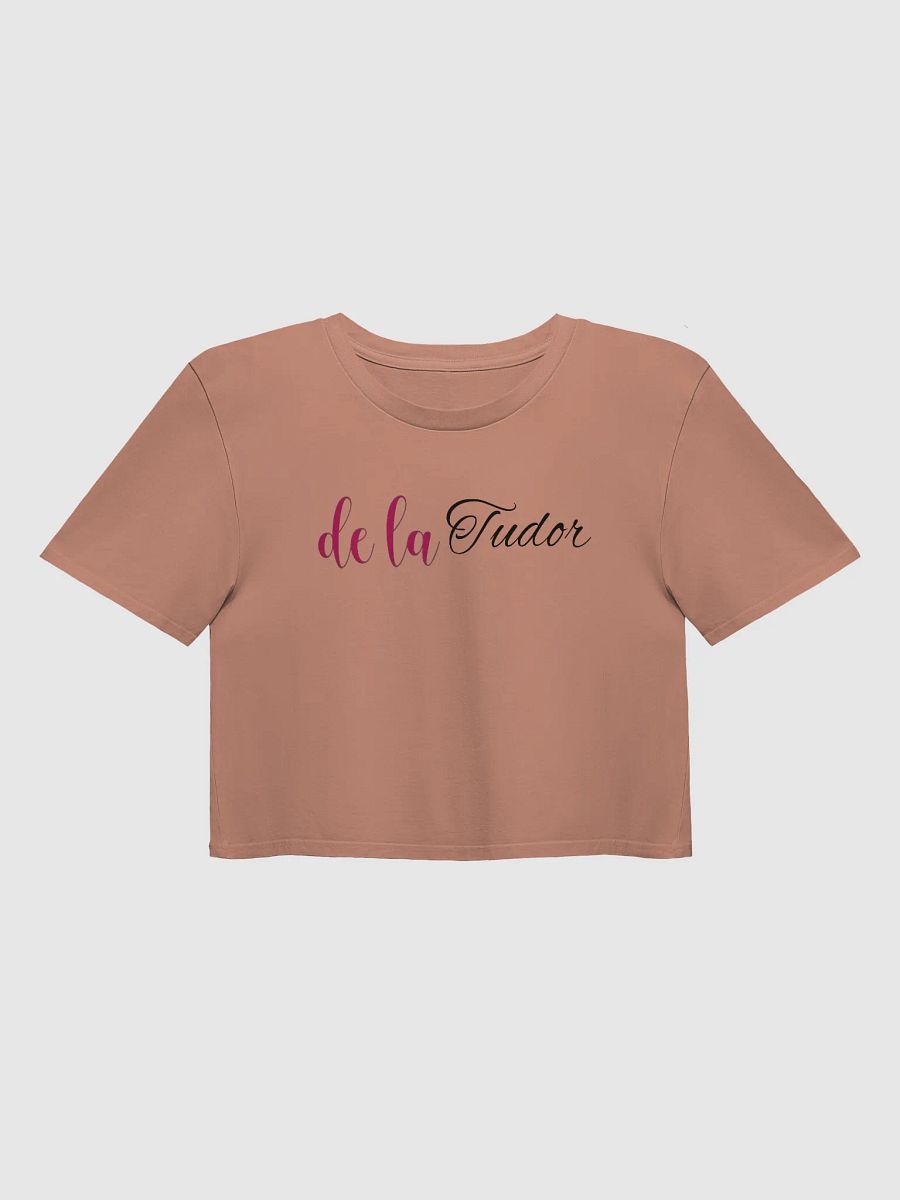 Women's Premium Crop Top with our brand name De La Tudor product image (1)