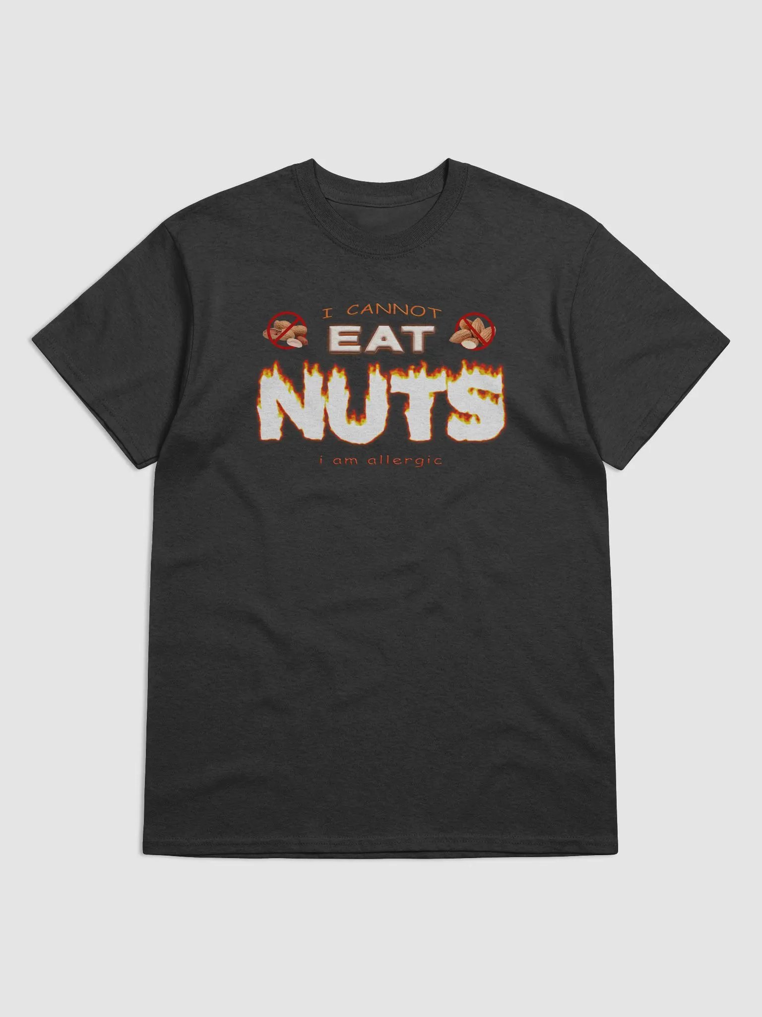 I cannot eat nuts (I'm allergic) T-shirt product image (5)