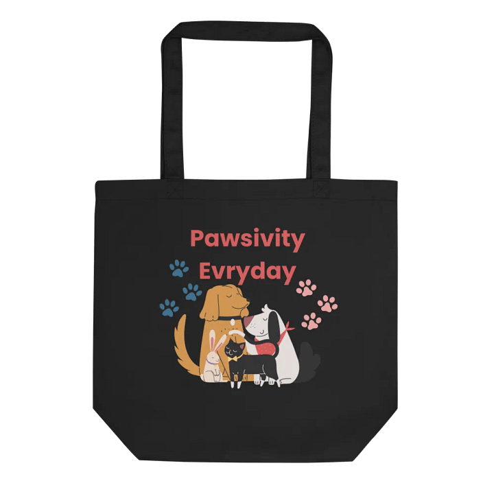 Pawsitivity Eco-Friendly Tote Bag product image (1)