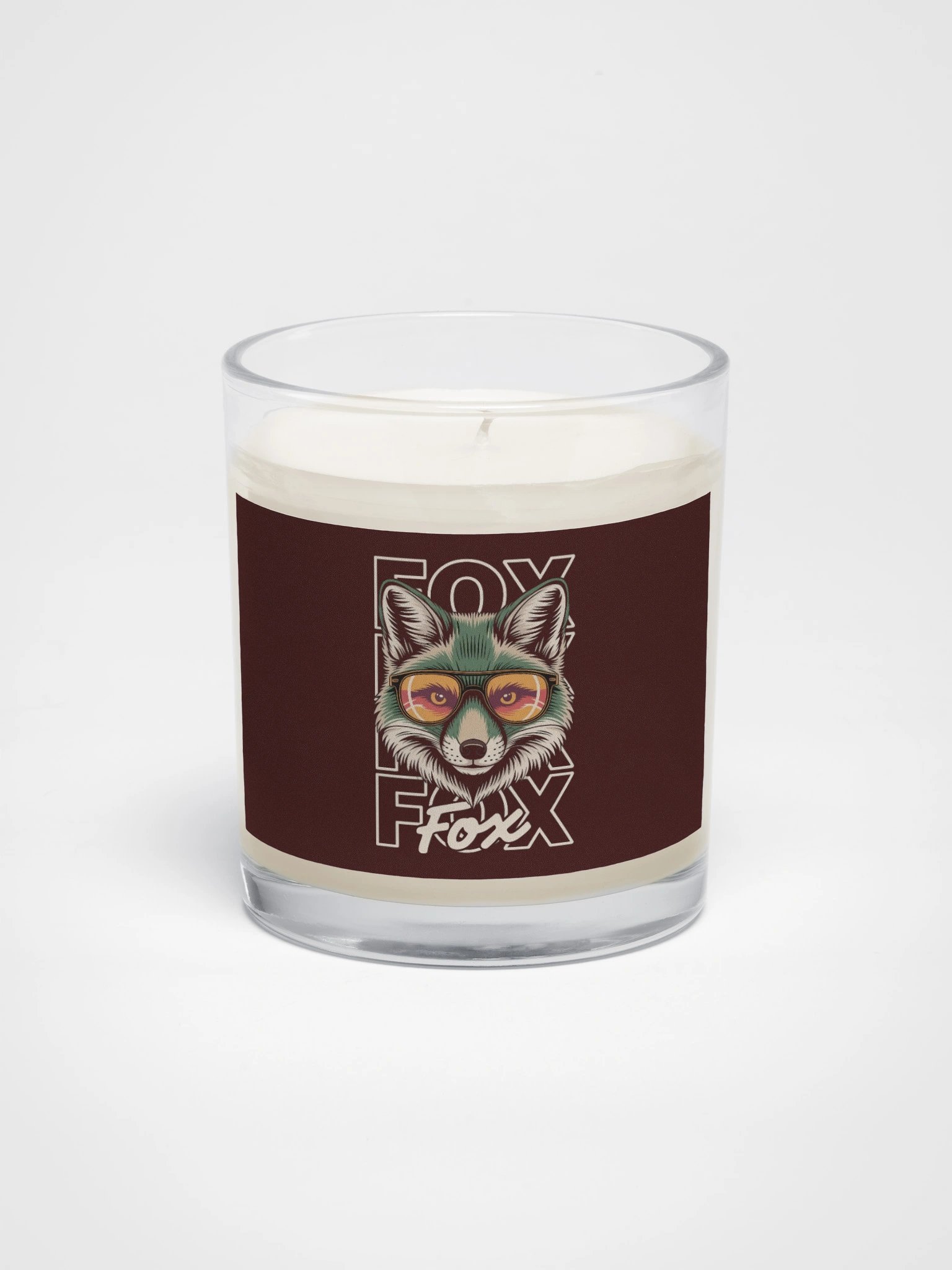 Sleek Fox Reflection Candle product image (1)