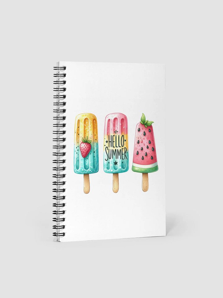 Summer Popsicle Delight Spiral Notebook product image (1)