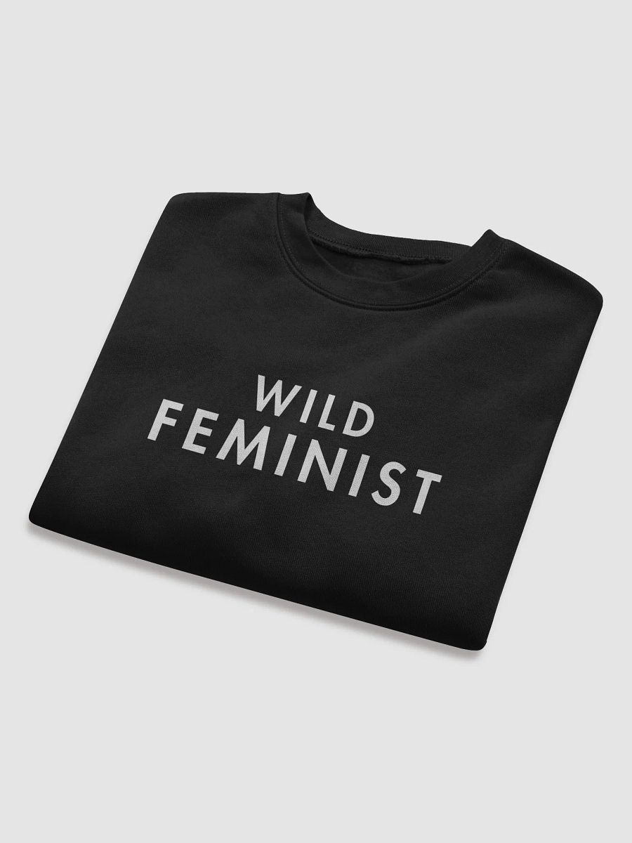 Wild Feminist Minimalist Cropped Sweatshirt. product image (8)