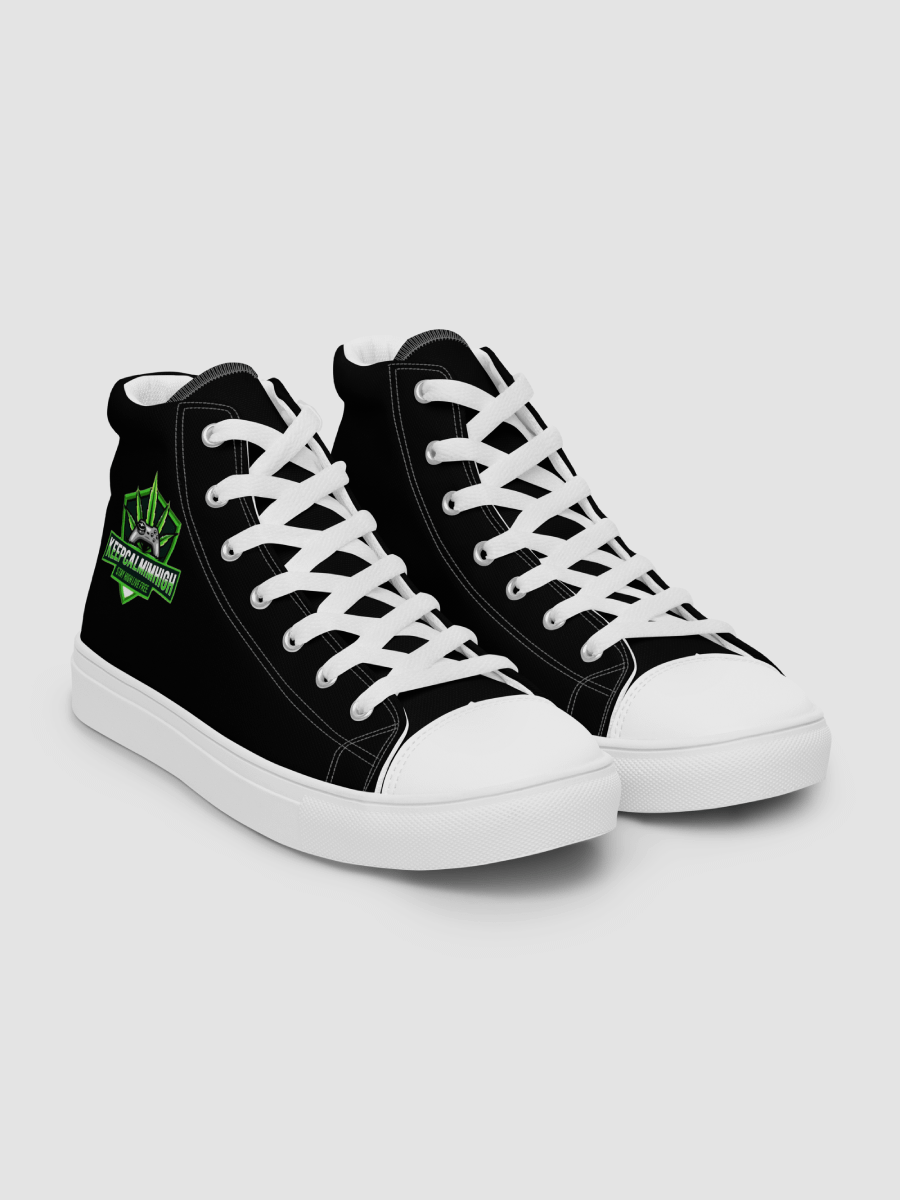 [keepcalmimhigh] Women High Top Canvas Shoes product image (8)