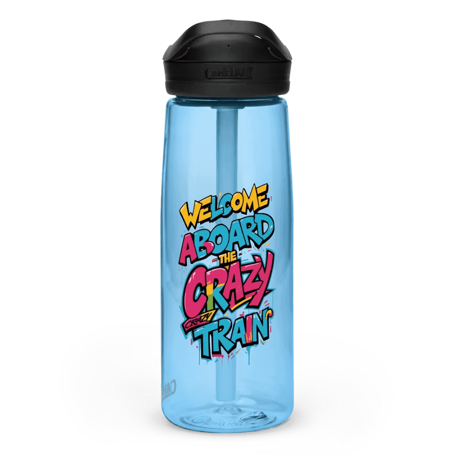 Crazy Train Graffiti Welcome Aboard Water Bottle product image (1)