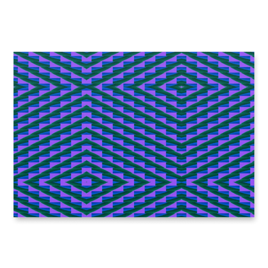 Mesmerizing Geometric Illusion Wrapping Paper Set product image (1)