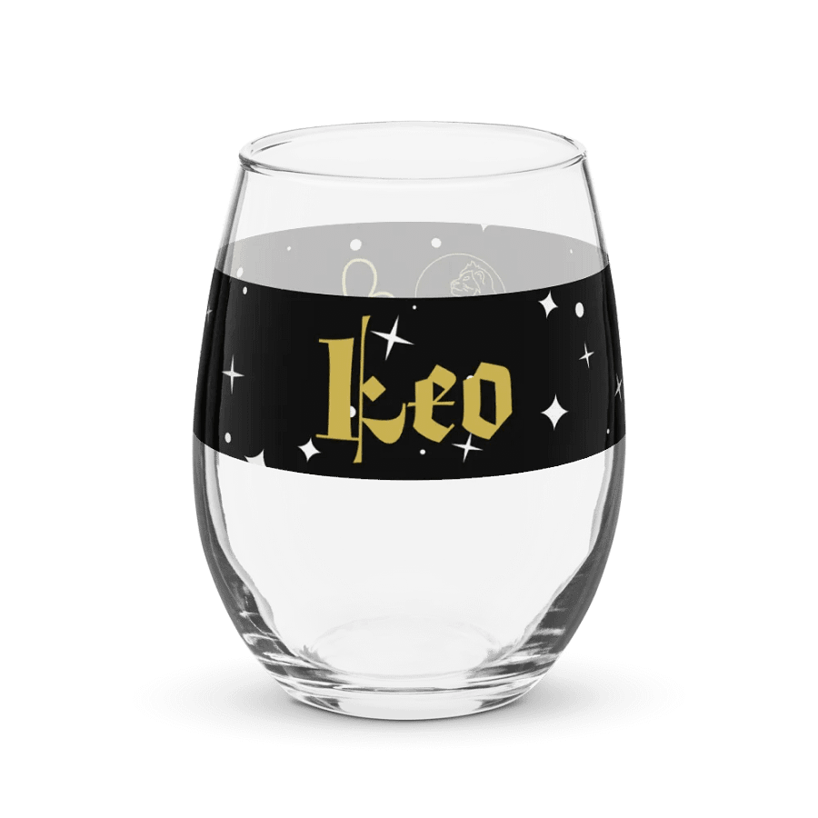 Celestial Leo Stemless Wine Glass product image (1)