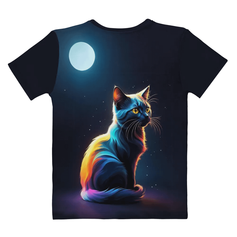 Cat All Over Print T-shirt product image (9)
