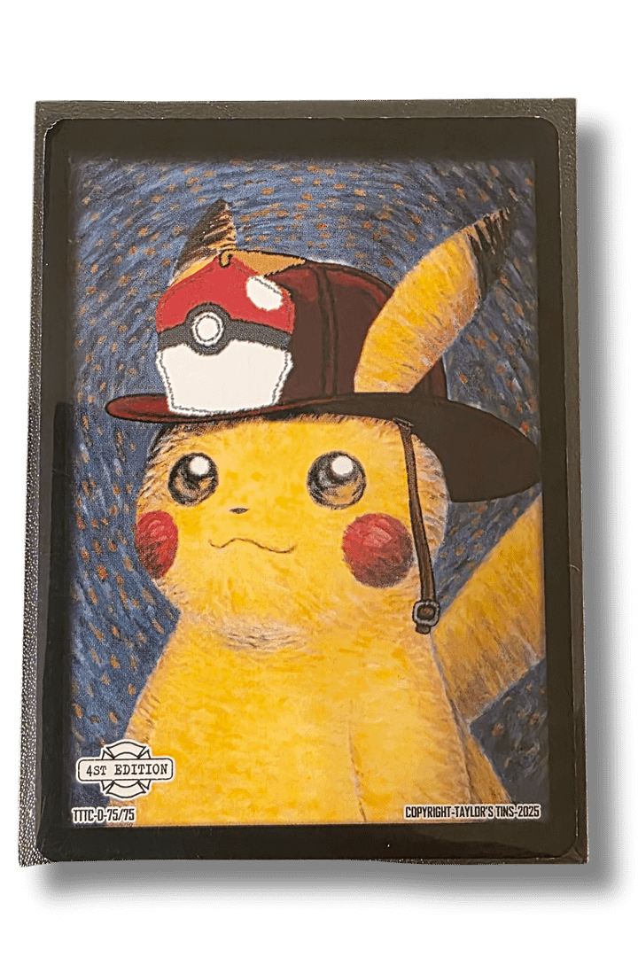Taylor’s Tins 4th Edition Trading Card – Pikachu Firefighter Tribute (TTTC-0-75/75) product image (1)