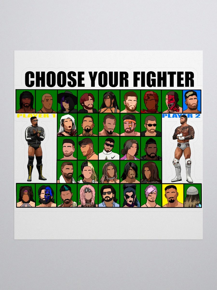 PEPW Choose Your Fighter Almir x Flynn Sticker product image (1)