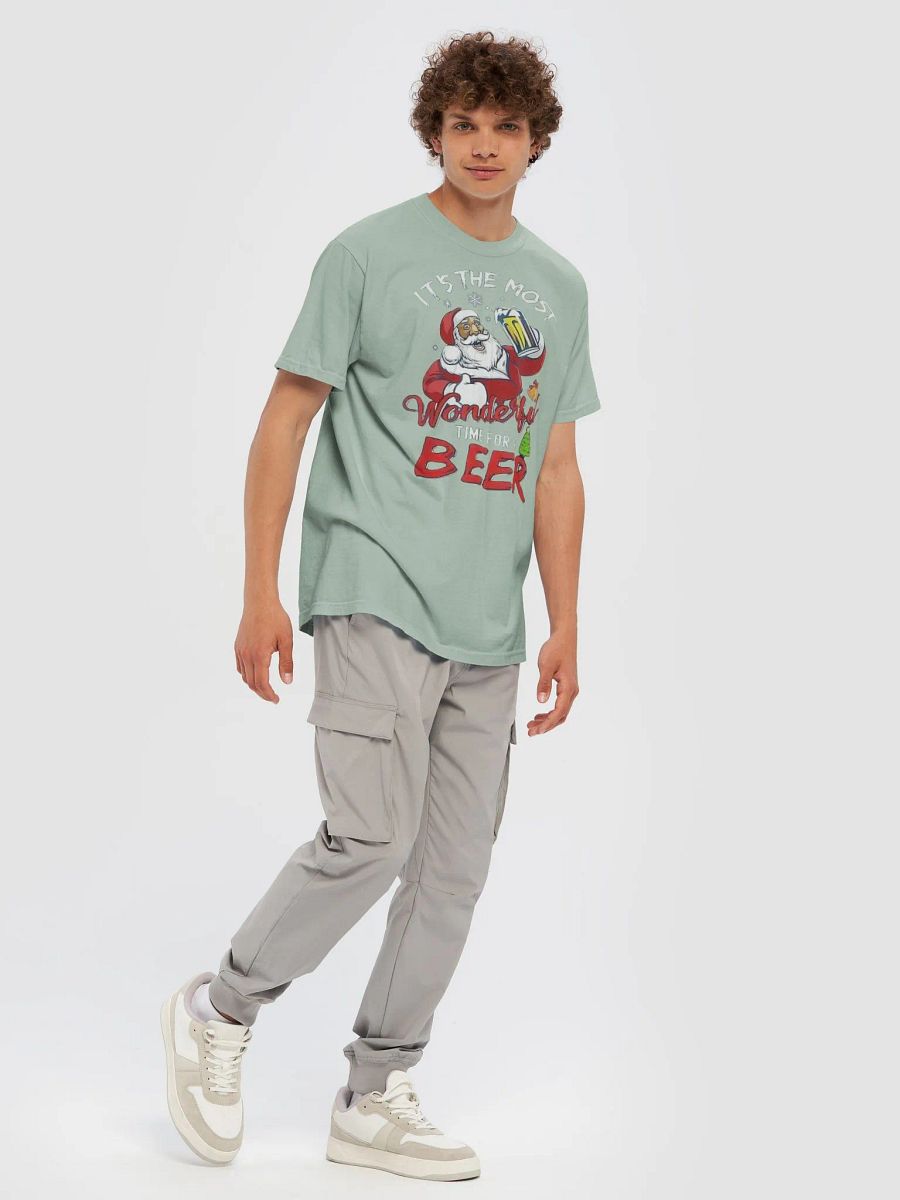 Santa’s Holiday Cheers Comfort Colors Garment-Dyed Heavyweight T-Shirt product image (7)