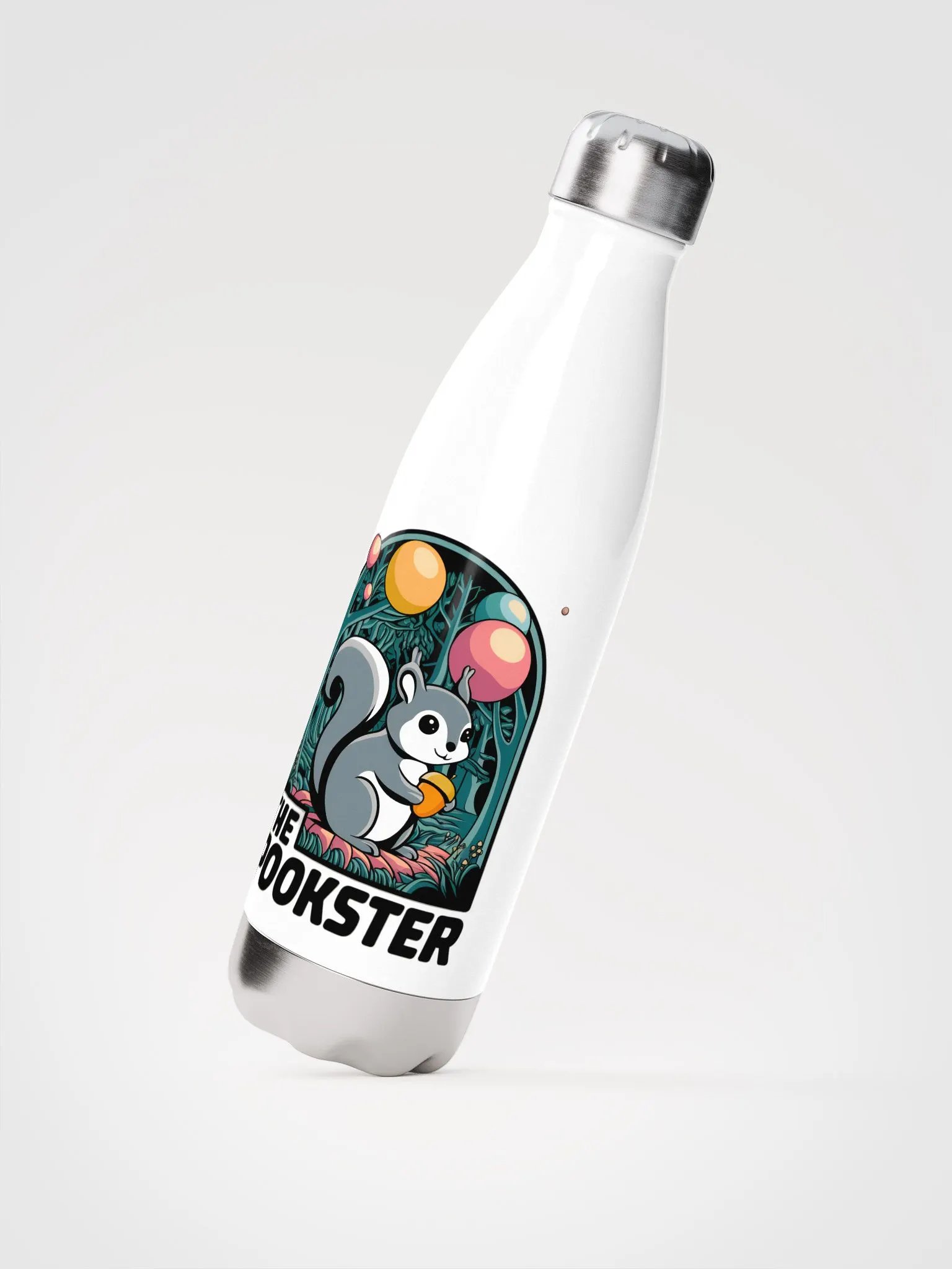 Pookster's Acorn Adventure Stainless Steel Water Bottle product image (2)