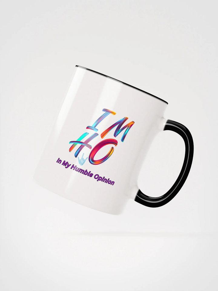 IMHO White and Black Mug product image (4)