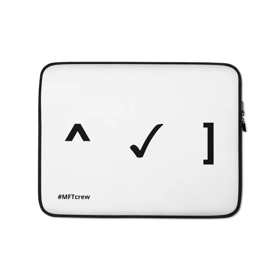 MFT - Classic - #MFTcrew Logo Laptop sleeve product image (4)