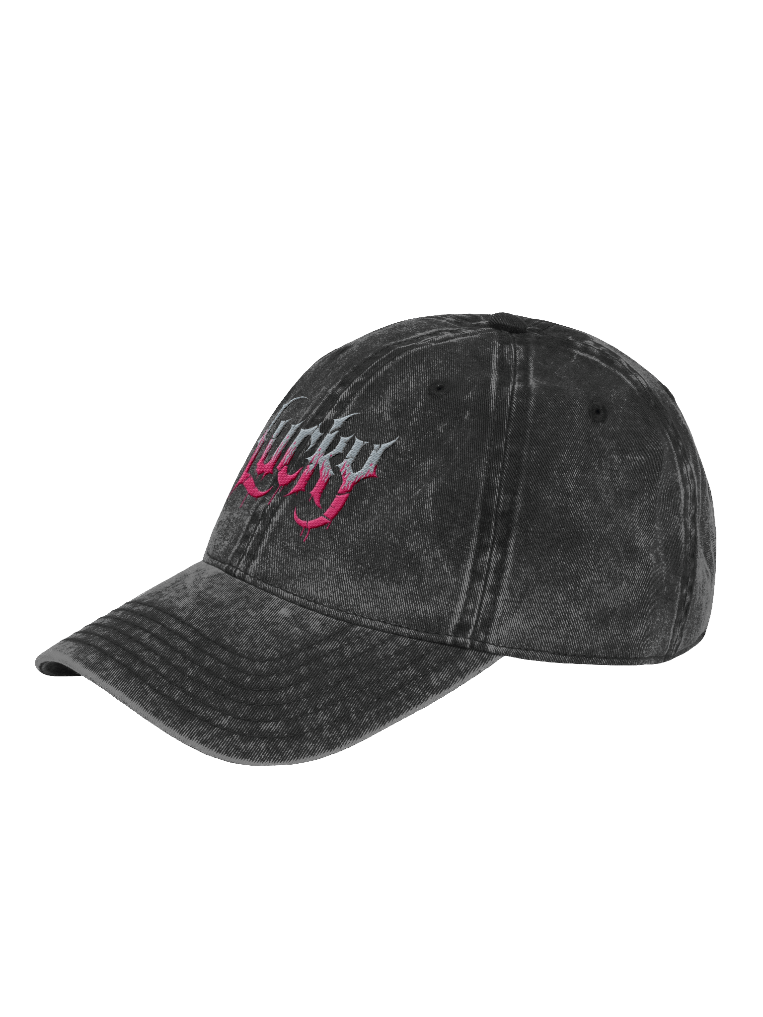 Flame Gothic Lucky Dad Hat product image (3)