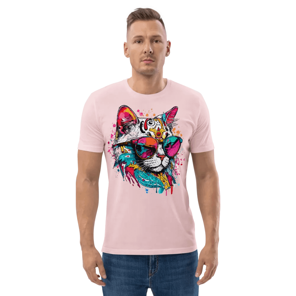 Colorsplash Hippie Katze 7 , Shirt product image (6)