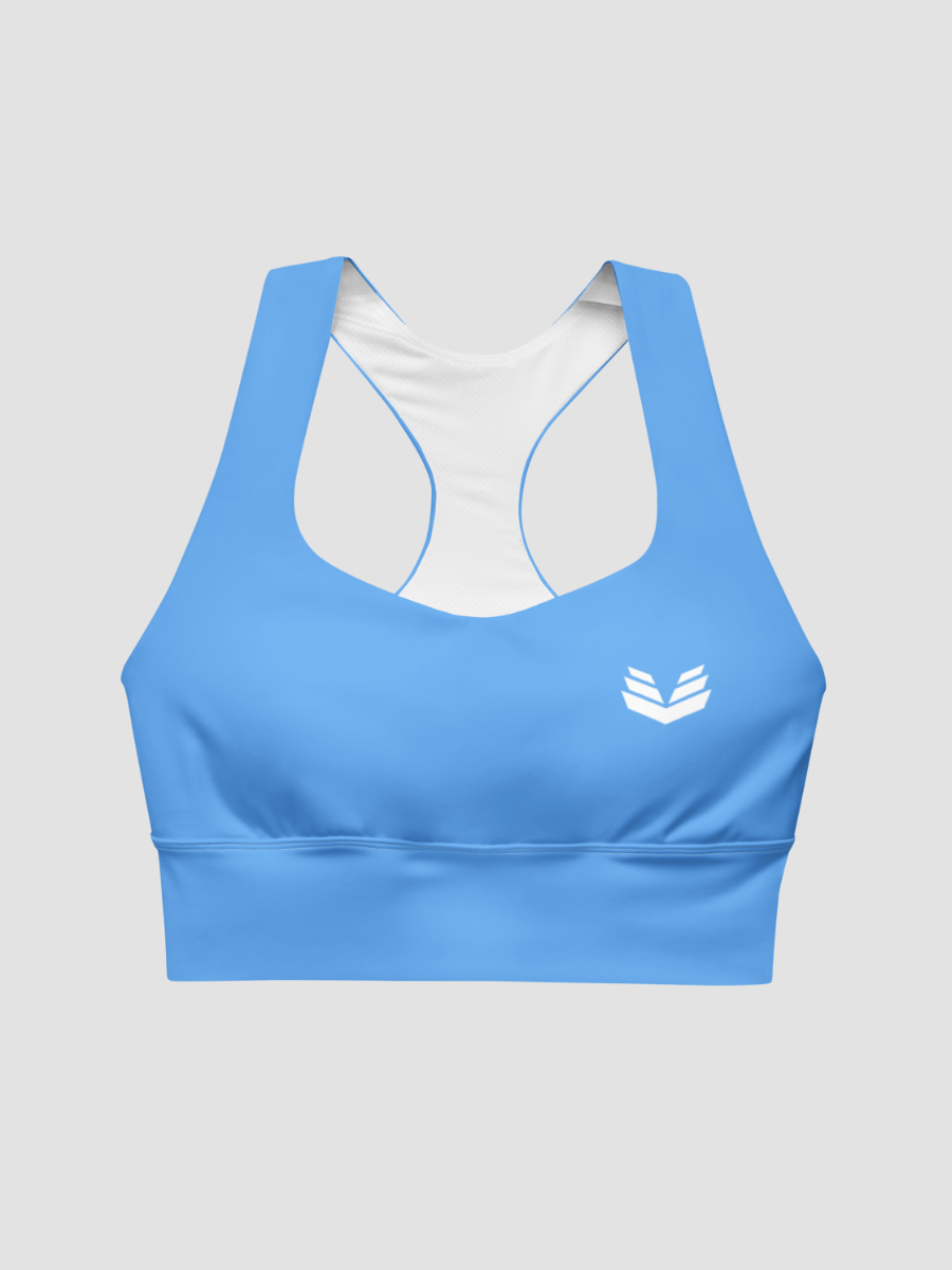 Longline Sports Bra - Blue Radiance product image (7)