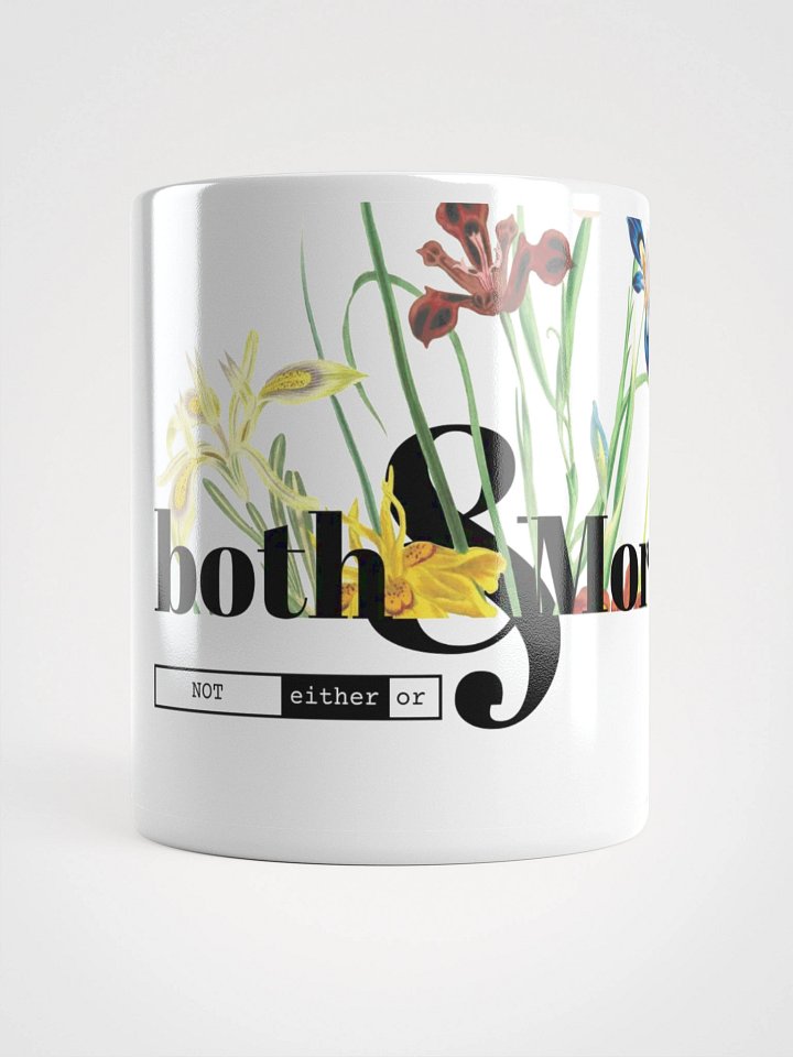 Floral both&More White Glossy Mug product image (1)