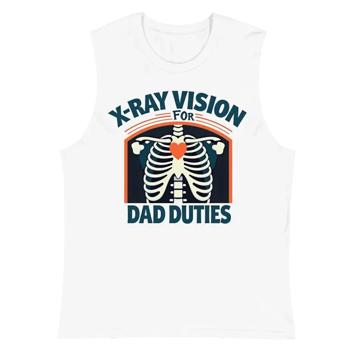 Dad Duties X-Ray Vision Muscle Tank product image (6)
