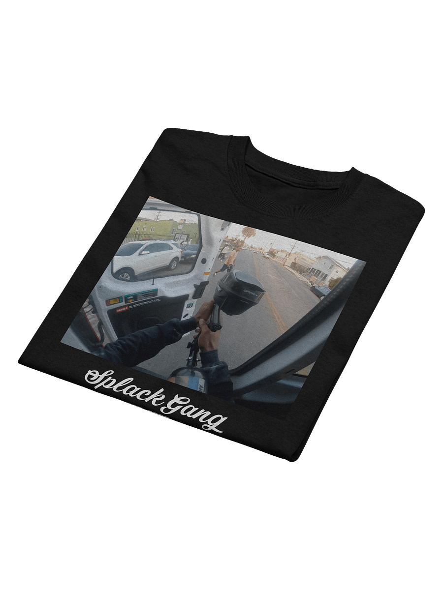 SPLACK GANG GRAPHIC SHIRT - BLACK product image (3)