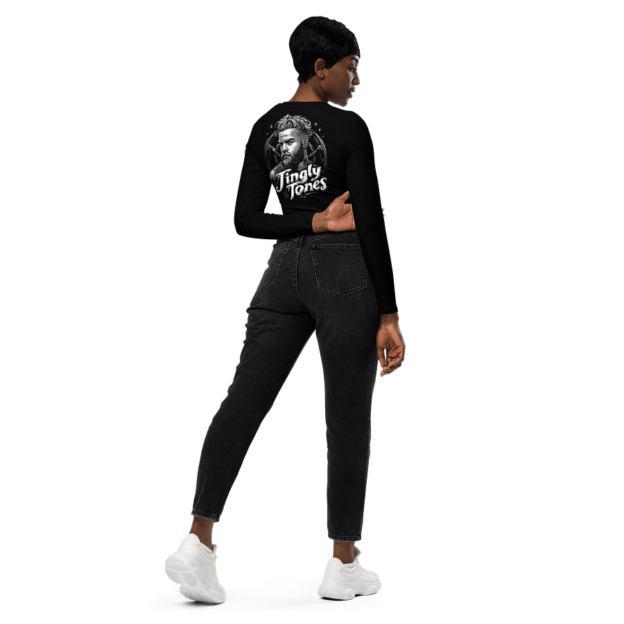 Stylized Rose Recycled Crop Top product image (6)