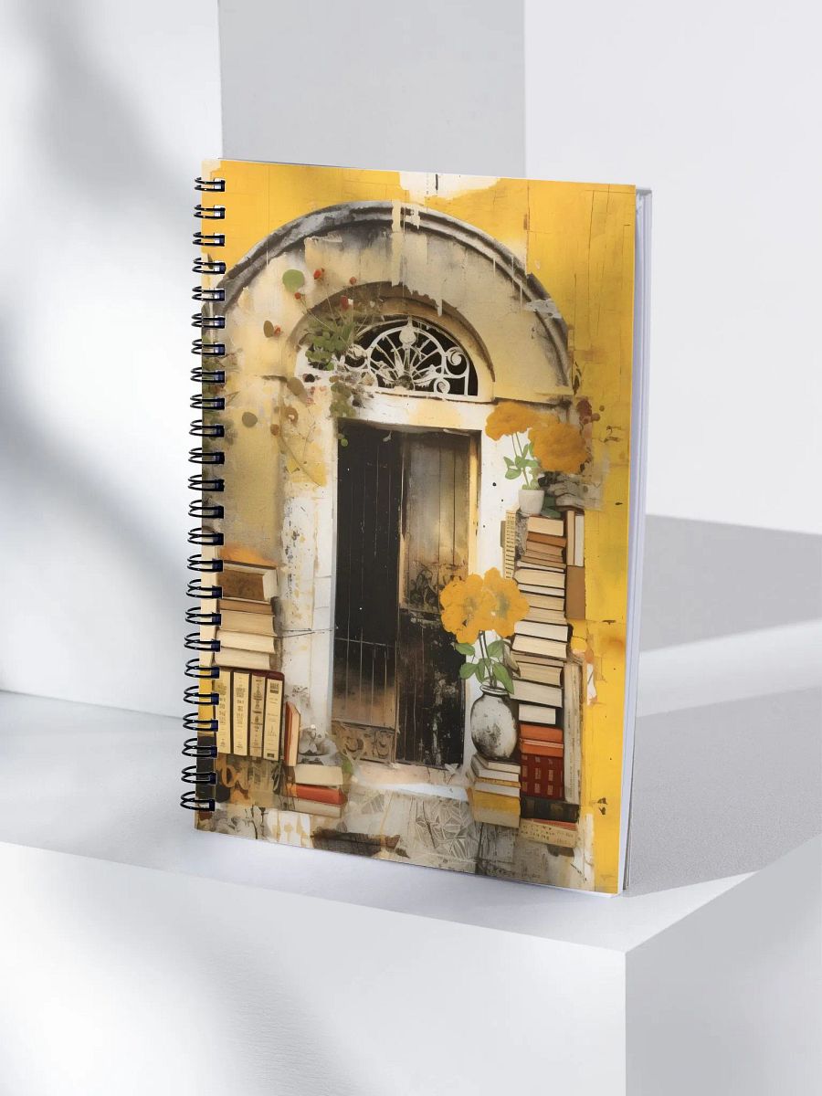 Yellow Doorway Spiral Notebook product image (4)