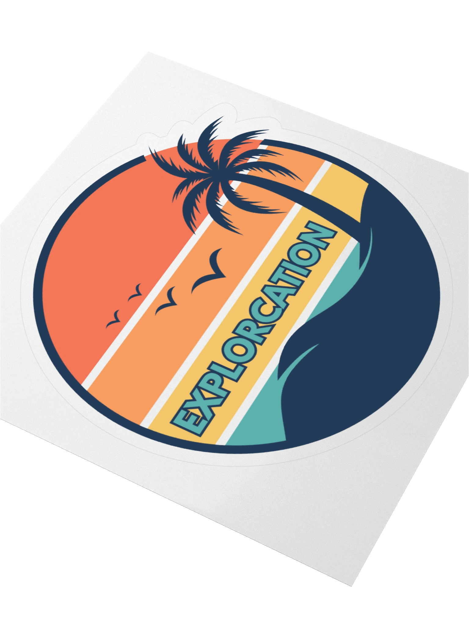 Retro Sunset Sticker product image (3)