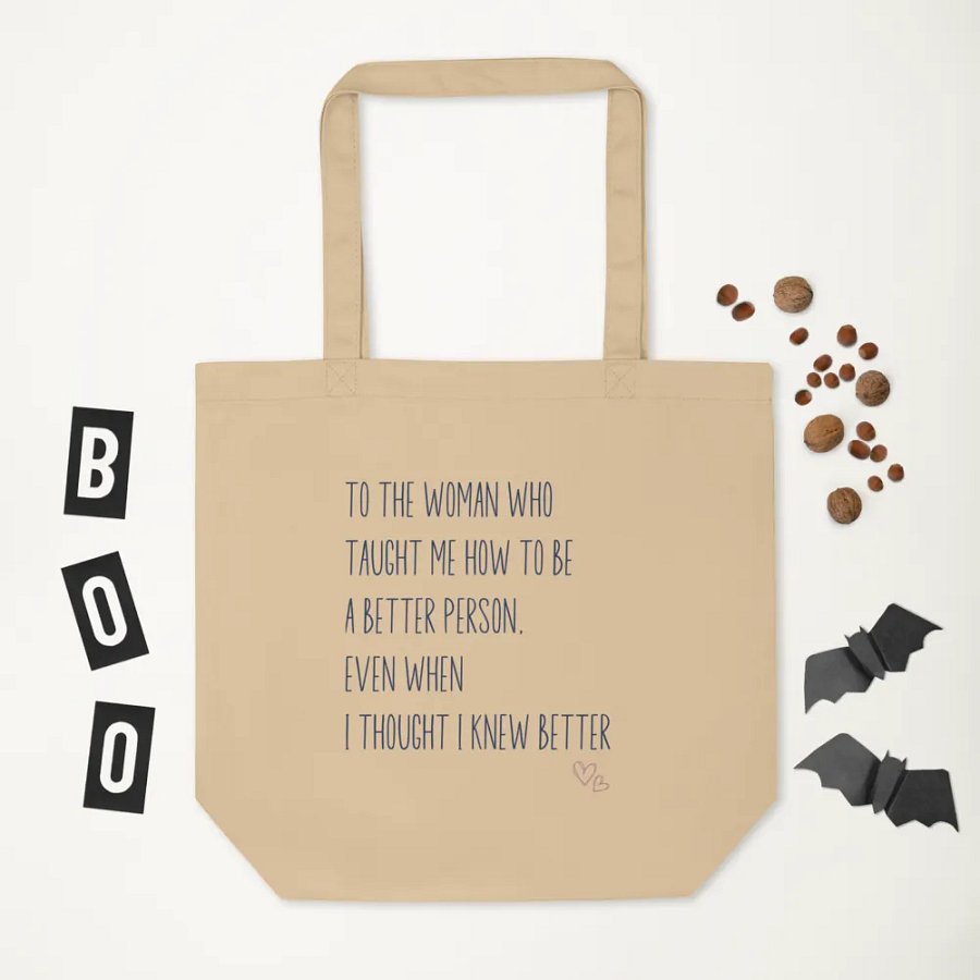 Wildflower Cotton Shopping Tote Mother's Day Gift Both Side Print product image (4)
