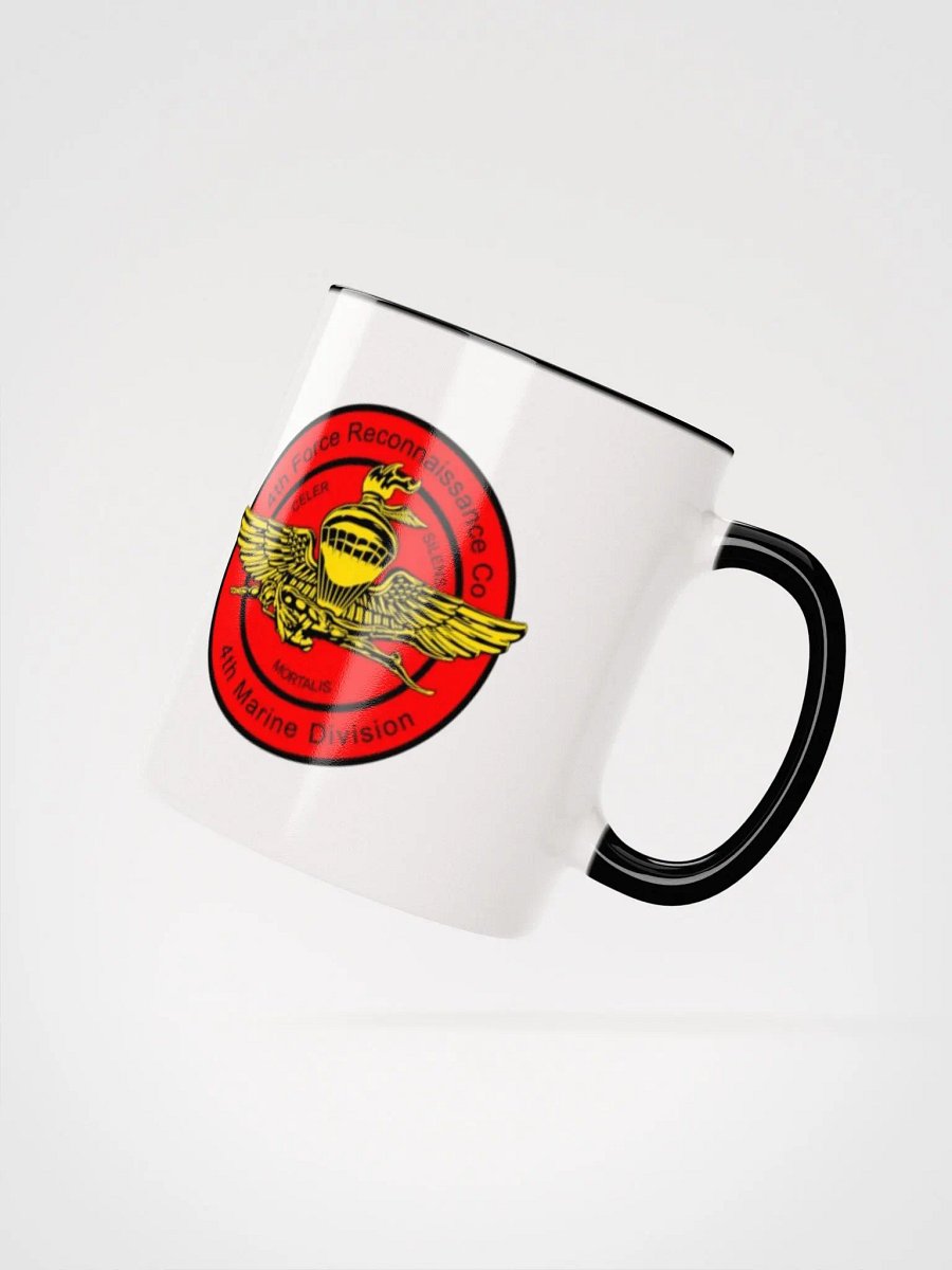 4th Force Reconnaissance Company: Coffee Cup White Exterior/Black Interior product image (2)