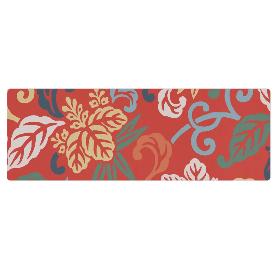 Japanese Vintage Floral Yoga Mat product image (4)