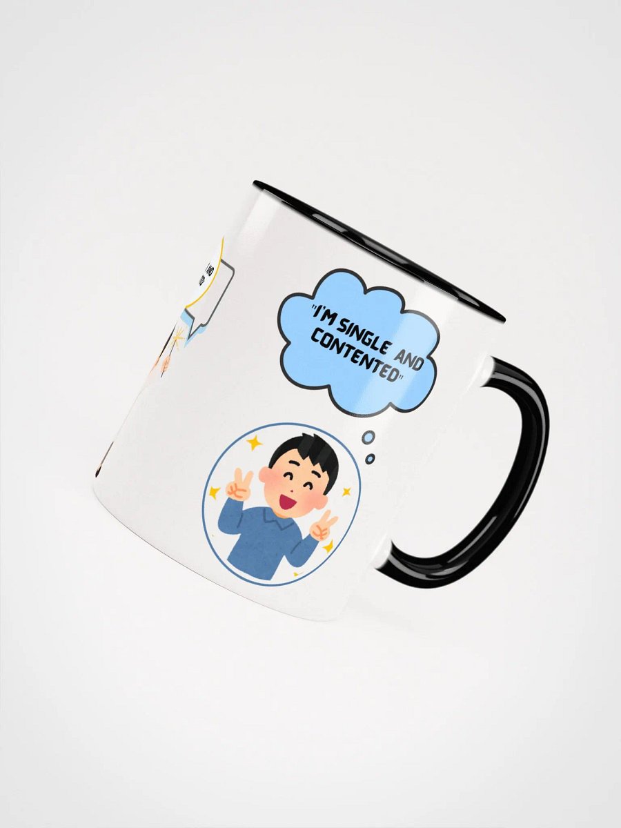 Contented Single Thoughts Mug product image (32)