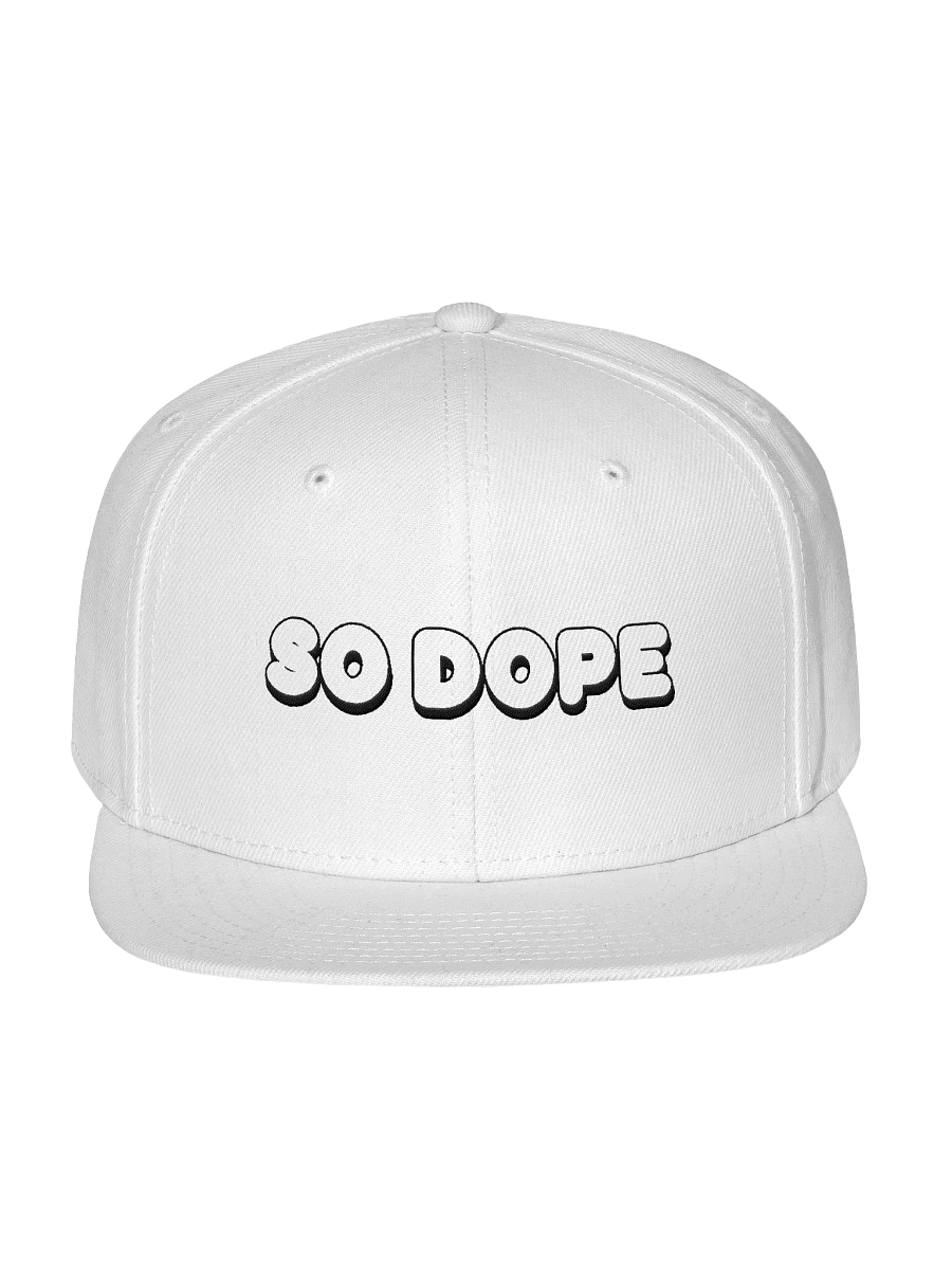SO DOPE (Solid White) SNAPBACK product image (1)