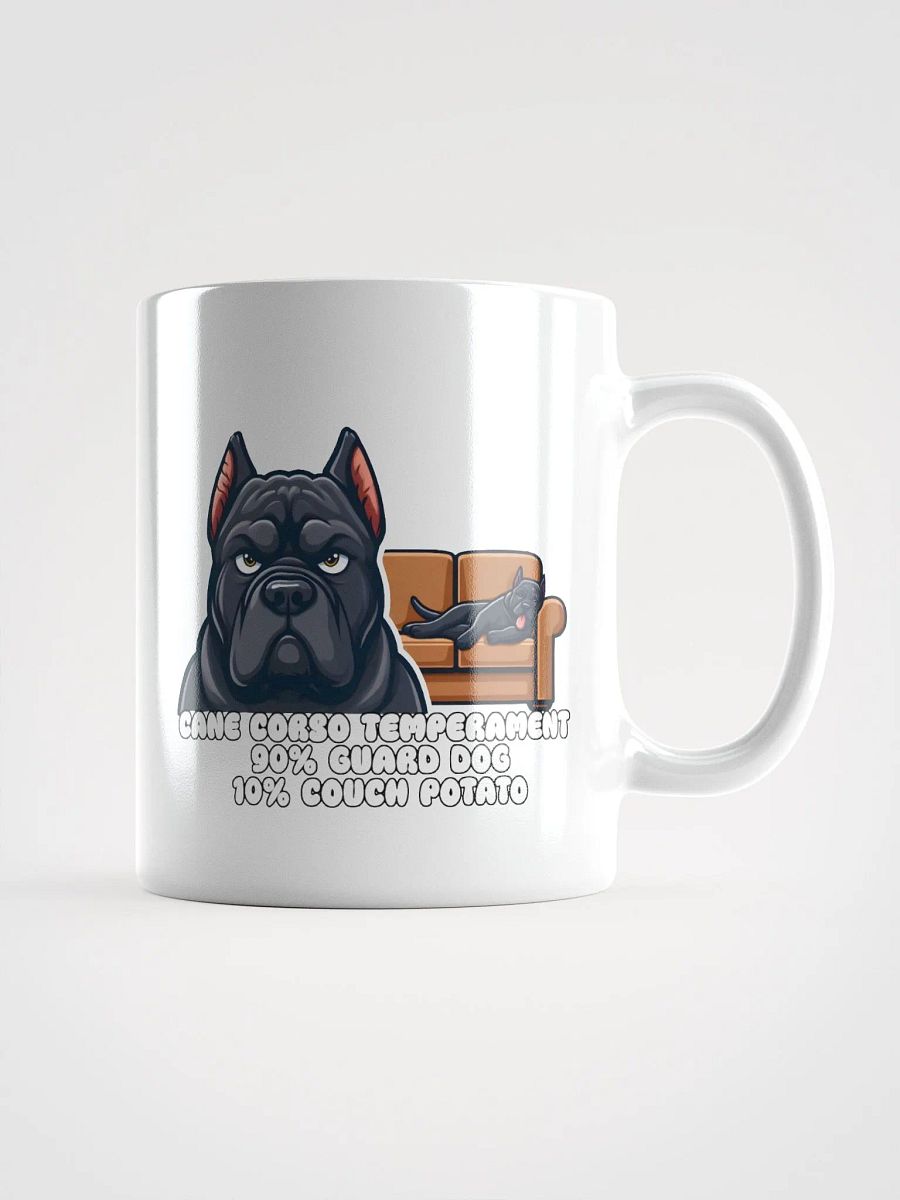 Cane Corso Temperament Mug: 90% Guard Dog, 10% Couch Potato product image (1)