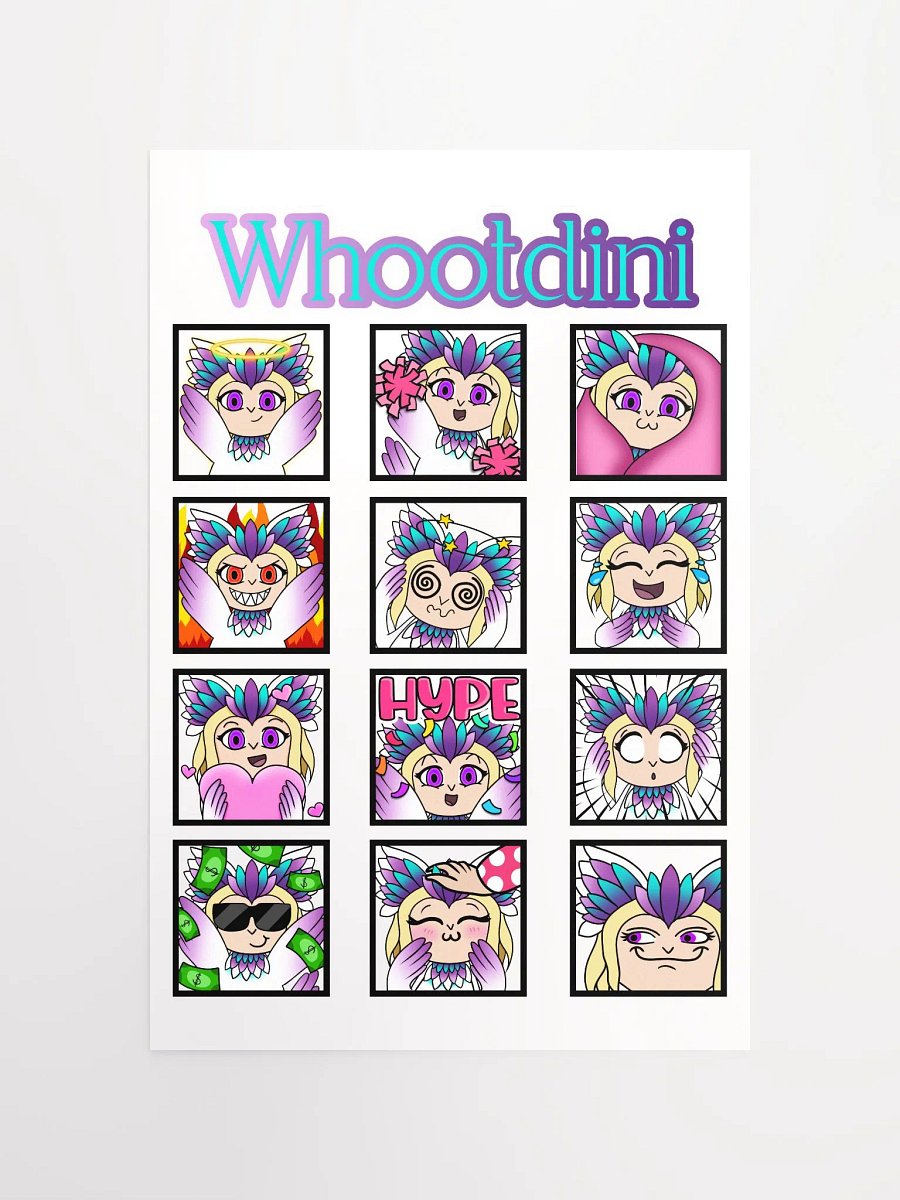Whootdini Emote Poster product image (10)