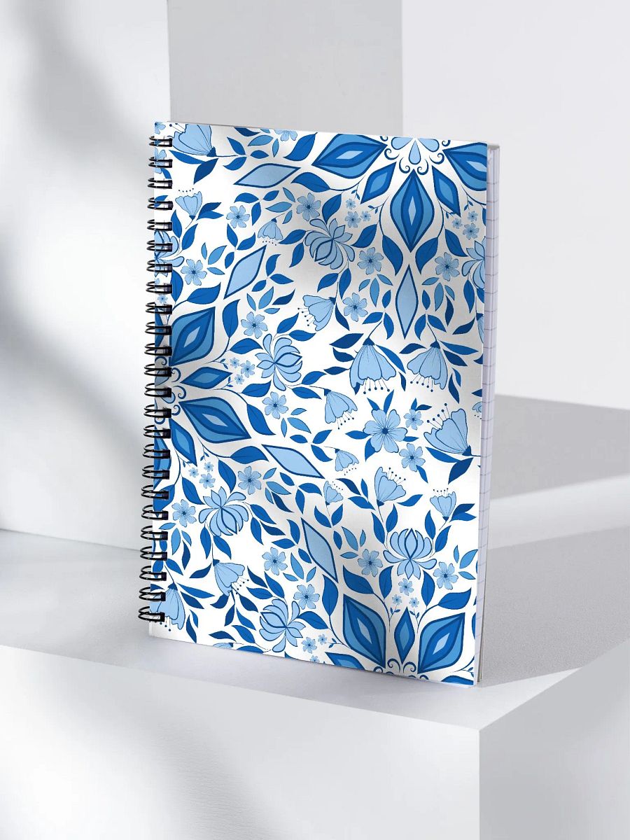 Blue Flower Kaleidoscope Notebook product image (4)
